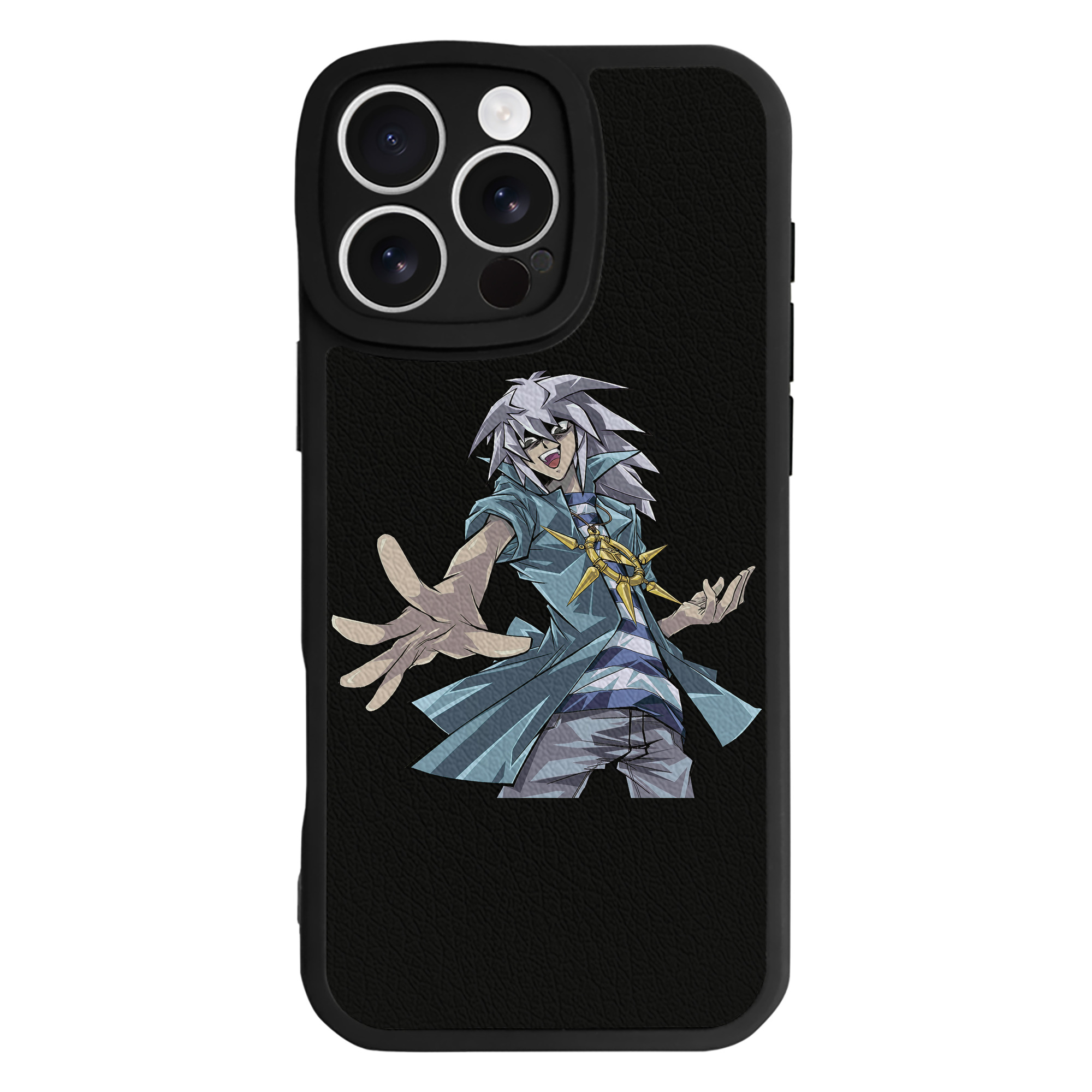 （画像用） 遊☆戯☆王 Yu-Gi-Oh! 【iPhone 16シリーズ対応】シリコンスマホケース（レザー調） 材質：シリコン